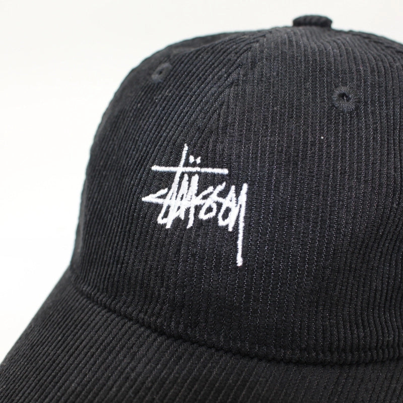 Unisex Retro Minimalist Letter Embroidery Curved Eaves Baseball Cap