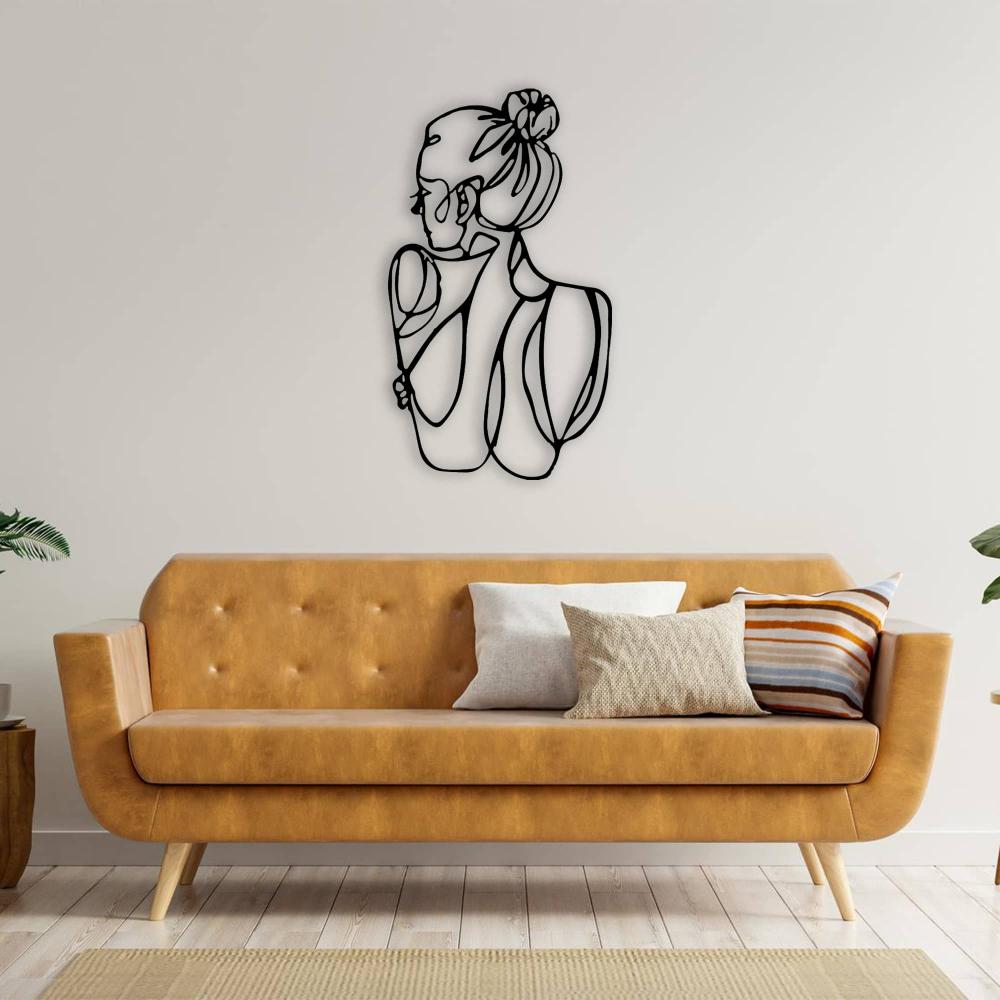 Woman Metal Wall Art