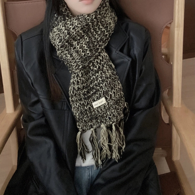 Women's Elegant Streetwear Color Block Polyester Scarf