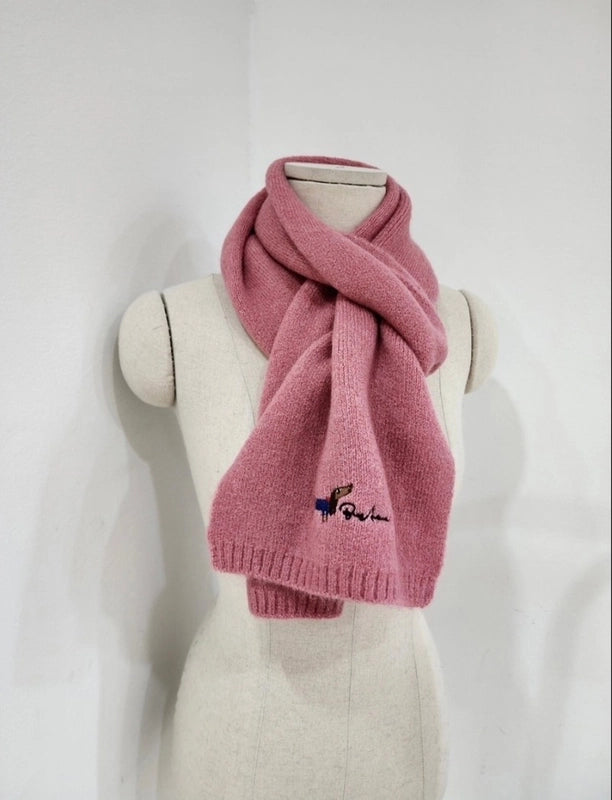 Women's Cute Sweet Classic Style Solid Color Polyester Scarf
