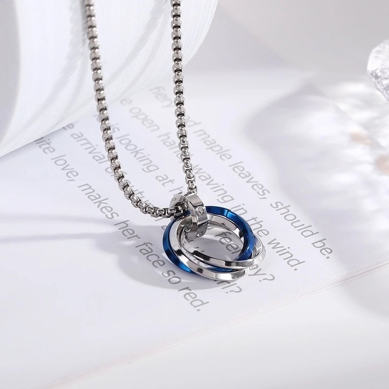 Fashion Geometric Titanium Steel Plating Pendant Necklace 1 Piece