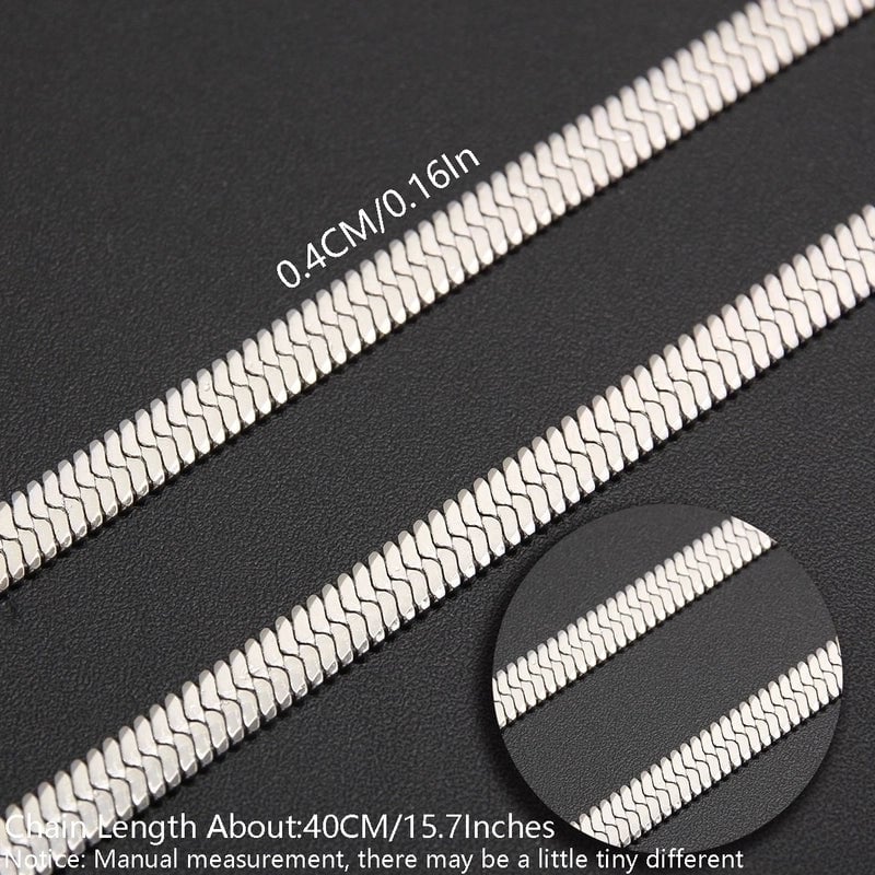 Minimalist Solid Color 304 Stainless Steel White Gold Plated Gold Plated Chain Necklace