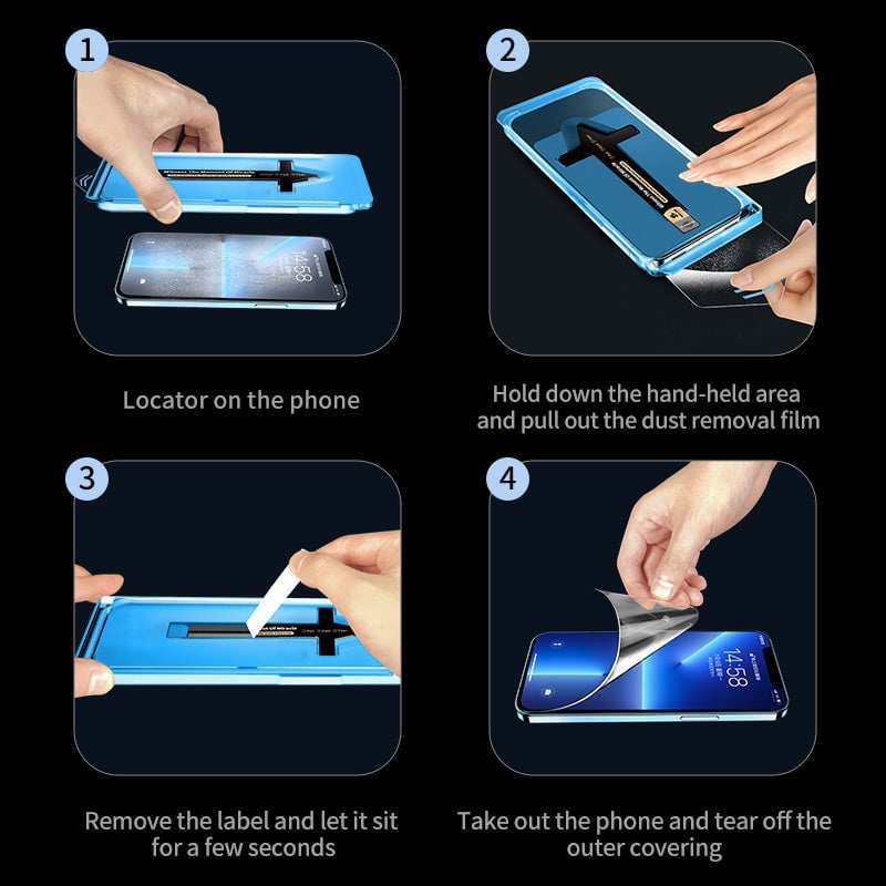 🔥Last Day 49% OFF 📱Invisible Artifact Screen Protector -Dust Free Without Bubbles