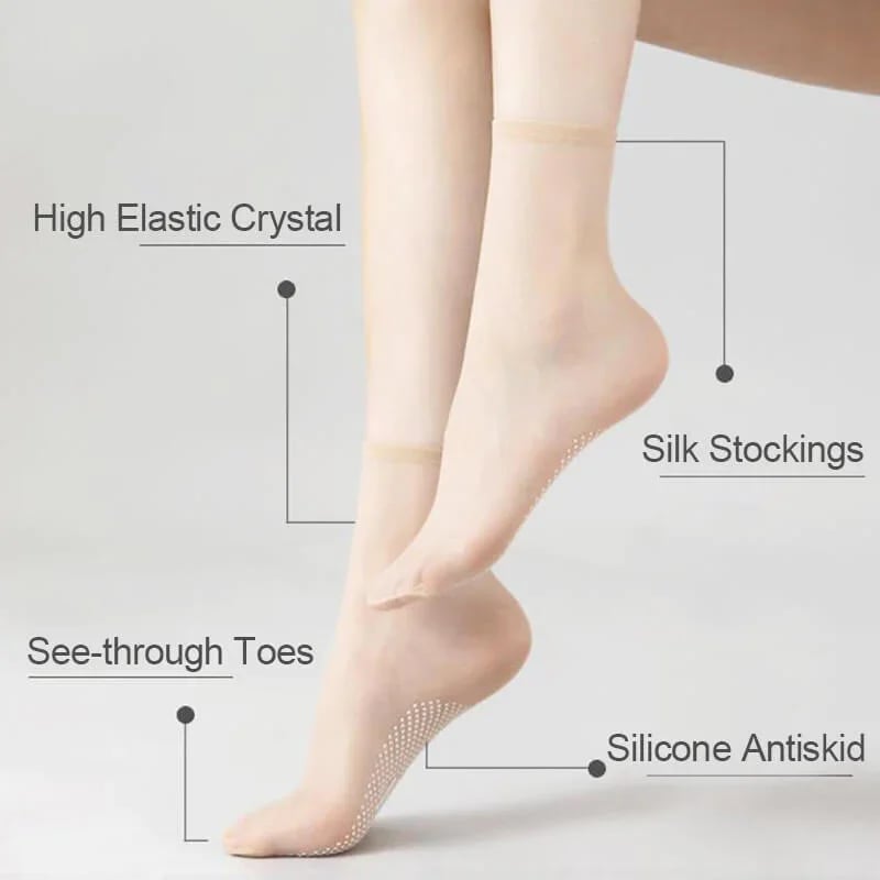 🧦Invisible slip-resistant crystal silk socks-BUY 50 FREE SHIPPING