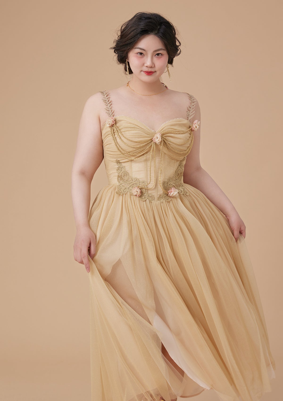 Curve & Plus Nile Rose Corset Dress