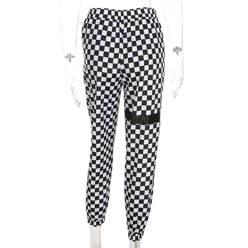Checkered Racer Trouser