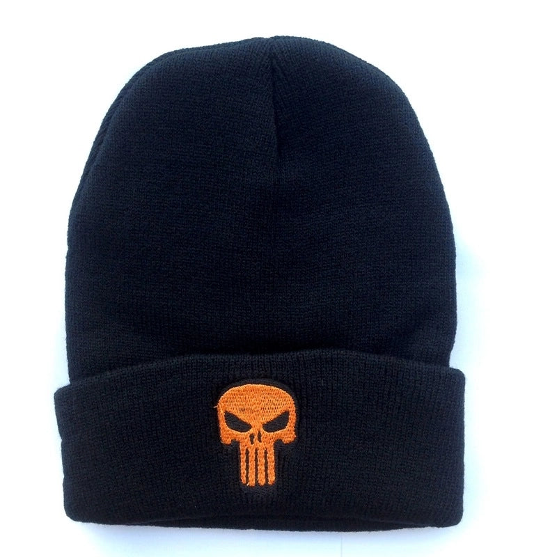 For Punisher Ghost Head Skull Knitted Hat For Men And Women Autumn And Winter Hat Street Dance Hat