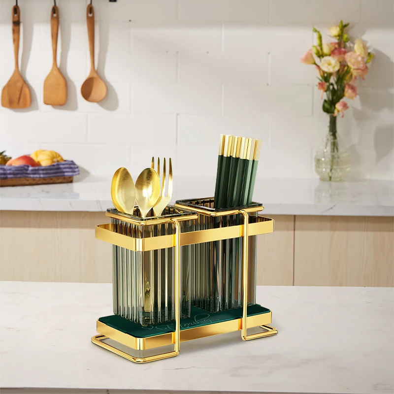 Hot Sale Light Luxury Chopstick Holder Household Tableware Cutlery Knife Storage Rack