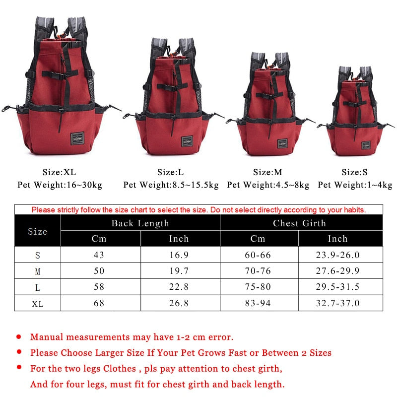 TrailPaws Backpacks