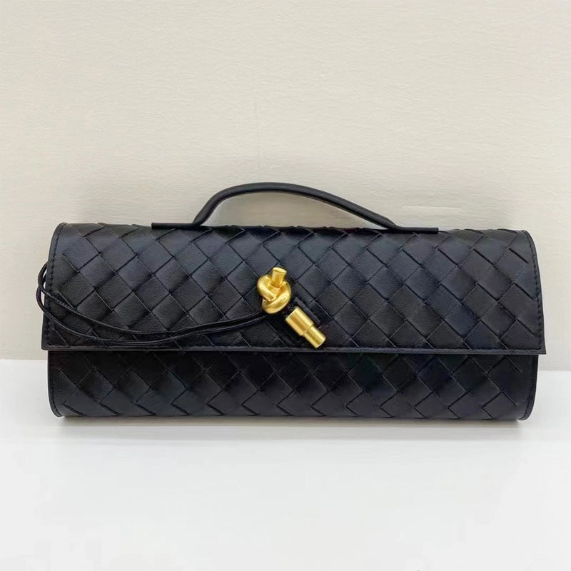 Women's Leather Solid Color Streetwear Square Flip Cover Envelope Bag