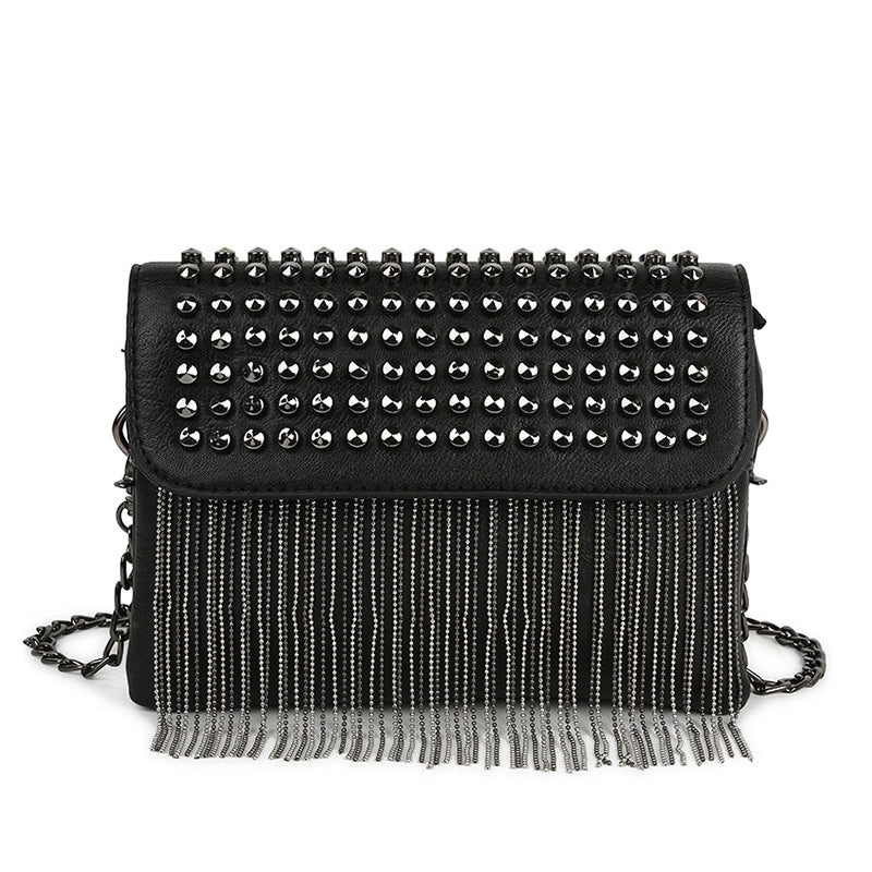 Women's Small All Seasons Pu Leather Solid Color Streetwear Square Magnetic Buckle Shoulder Bag
