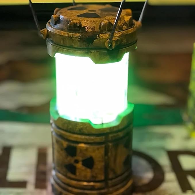 Nuclear Reactor Lantern Night Light  Industrial Sci-Fi Aesthetic