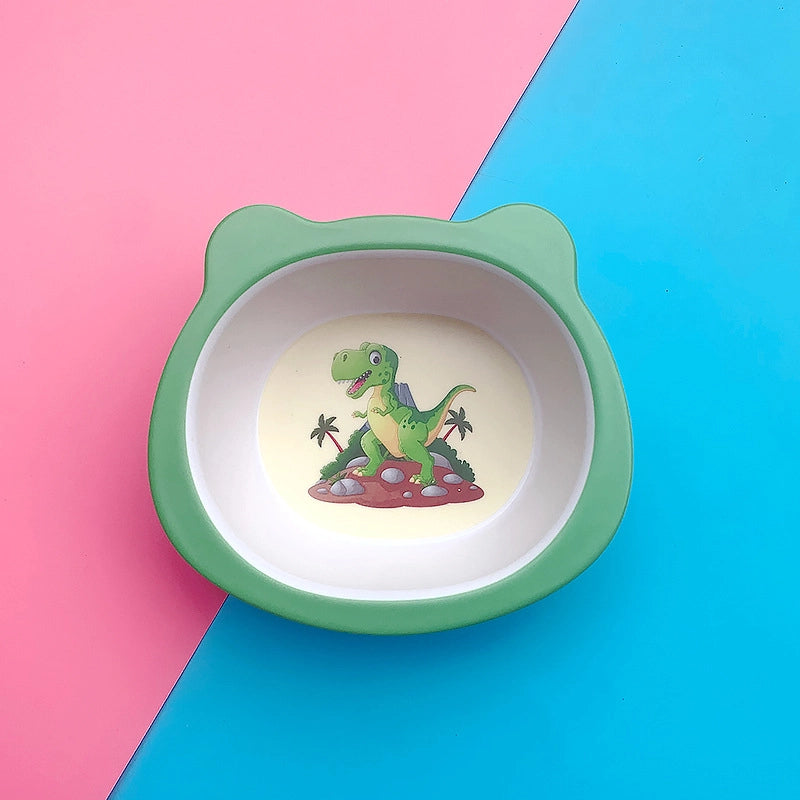 Cute Cartoon Bamboo Fibre Tableware 1 Piece