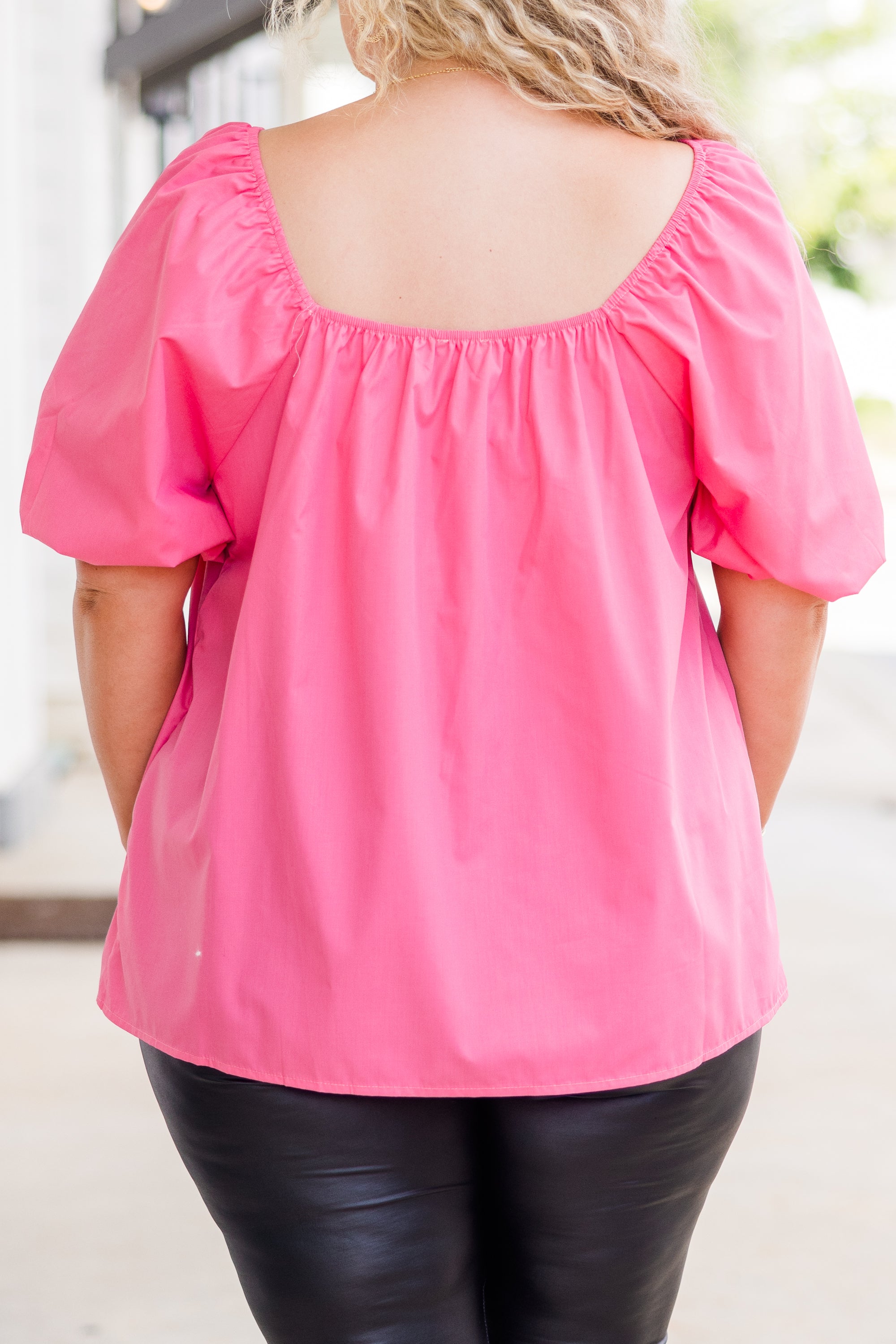 Love Will Win Top. Hot Pink