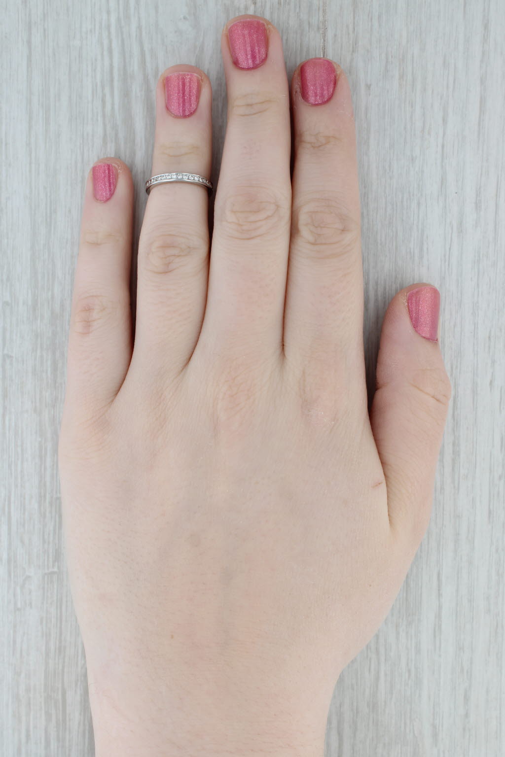 0.35ctw Diamond Eternity Wedding Band Stackable Anniversary Ring 4.25