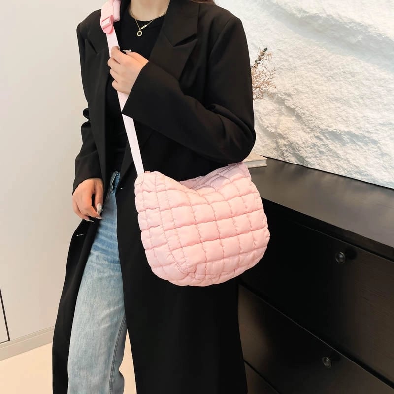 Women's Medium Nylon Embroidery Thread Vintage Style Classic Style Sewing Thread Square Zipper Cloud Shape Bag