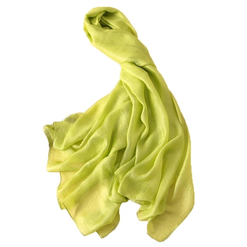 Autumn Fashion Travel Sunscreen Scarf Linen New Imitated Silk Scarves New Sweet Lady Shawl