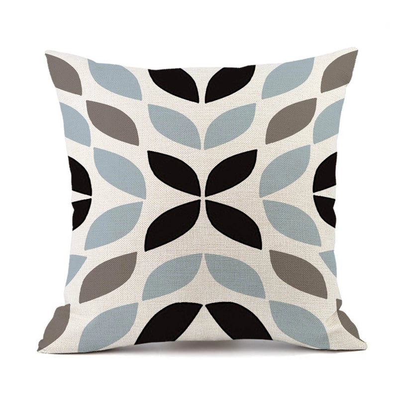 Pastoral Geometric Blended Pillow Cases
