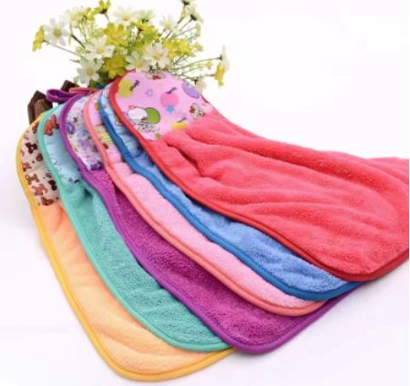 Kitchen Cleaning Towel Microfiber Hand Towel Kitchen Bathroom Soft Plush Hand Towel