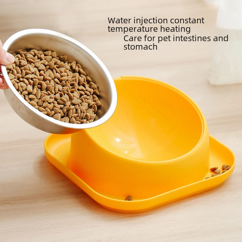 Pet Bowl Slanted Mouth Dog Food Bowl Anti-overturning Dog Water Integrated Pet Feeder Cat Feeding Utensils