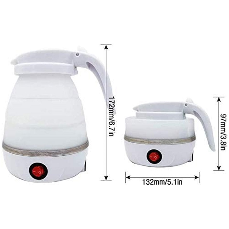 Folding Silicone Travel Electric Kettle