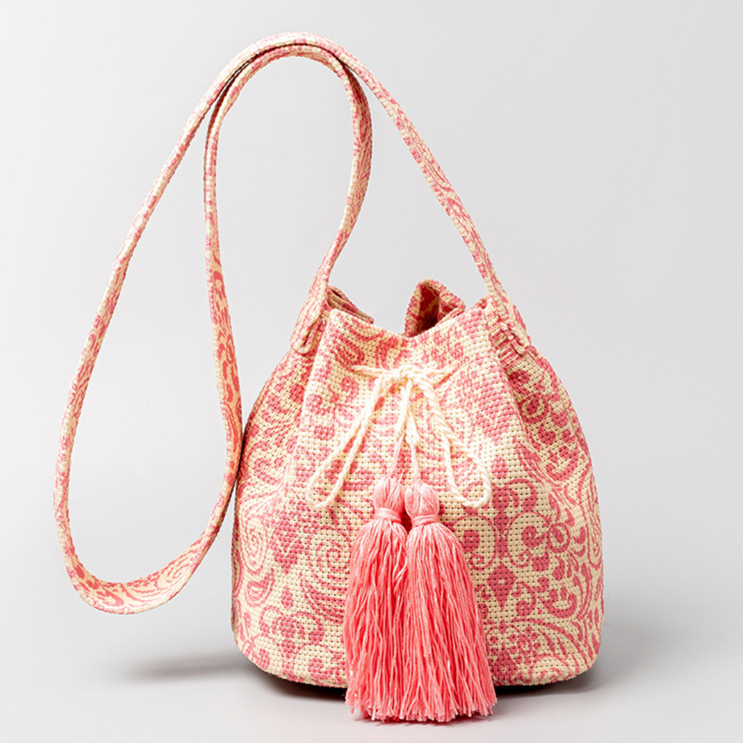 Bohemian Ethnic Style Canvas Bucket Bag