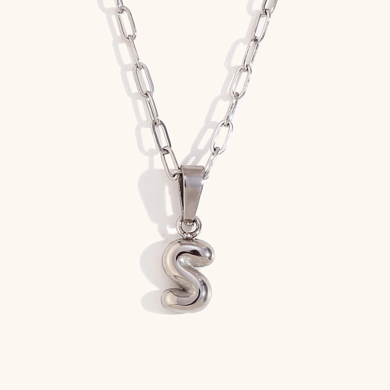 Minimalist Commute Letter Stainless Steel Titanium Steel Plating Gold Plated Pendant Necklace