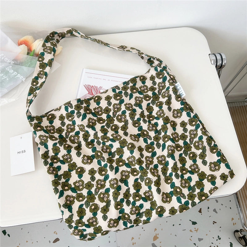 Women's Medium Polyester Flower Leopard Sexy Pillow Shape Open Underarm Bag