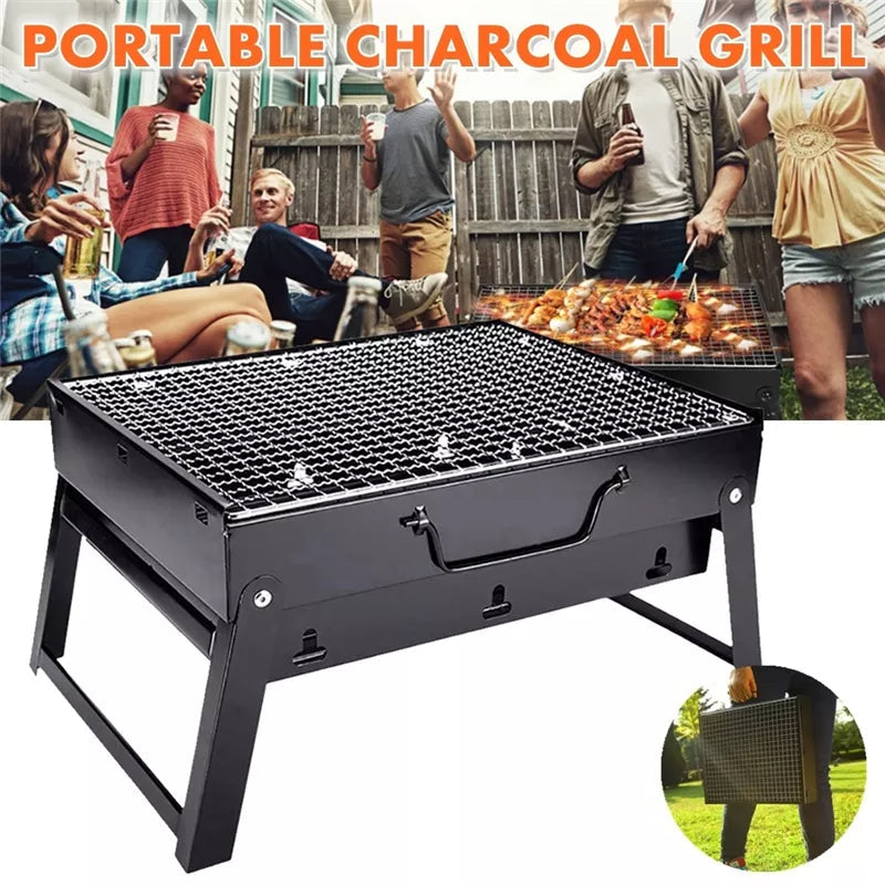 Barbecue Grill Portable Book Style