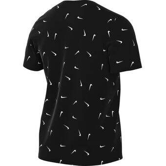 Camiseta Hombre Nike Sportswear Swoosh Allover Print-Negro