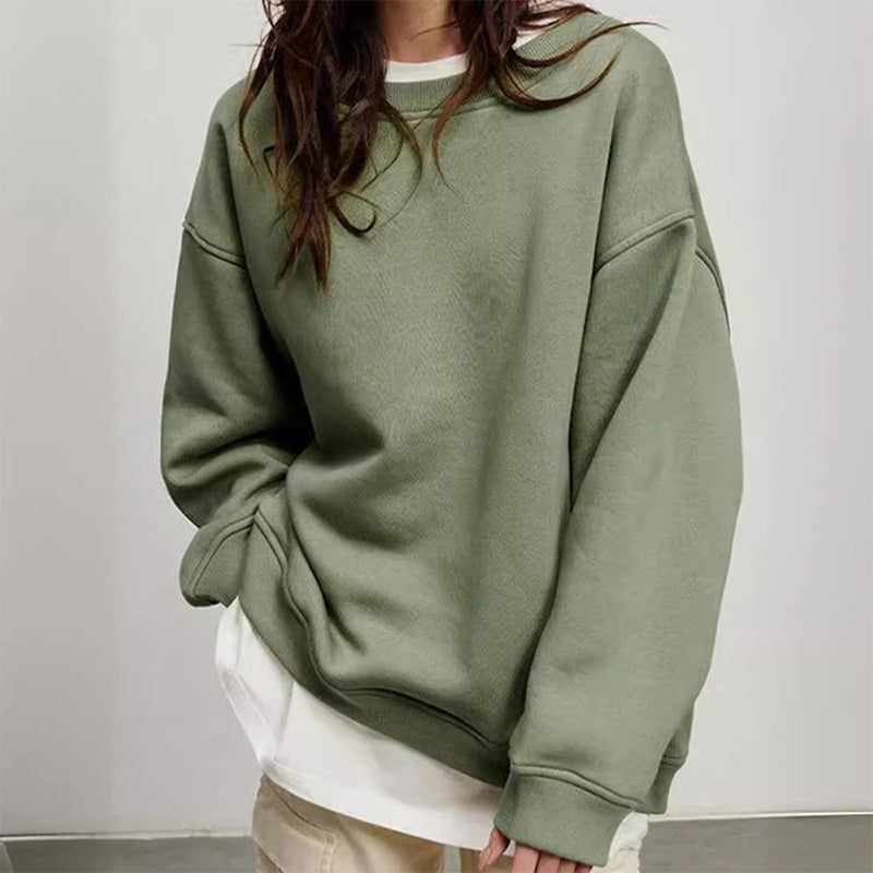 🔥 Hot sale 2024 🔥 Effen oversized sweatshirt met ronde hals