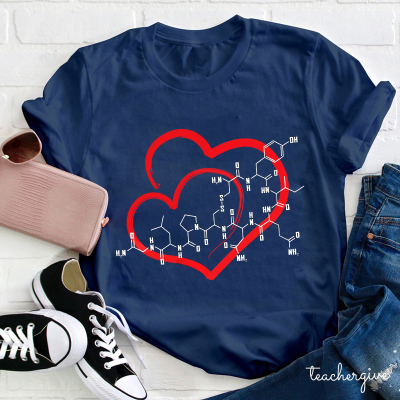 Oxytocin Molecule Love Science Teacher T-Shirt