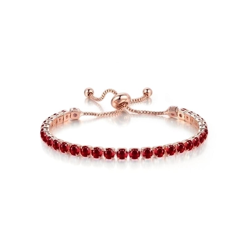 Fashion Geometric Copper Zircon Bracelets In Bulk