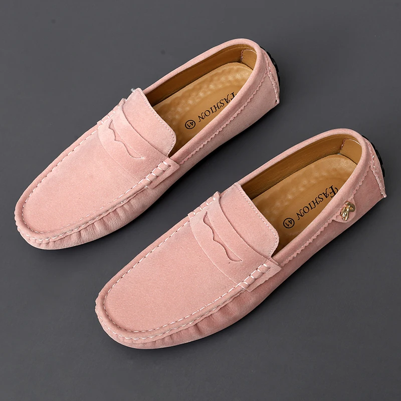 Cricsblue ugg Large Size Men's Women Loafers Soft Leather Casual Flats Driving Shoes for Men off white shoes  dress shoes men  zapato para