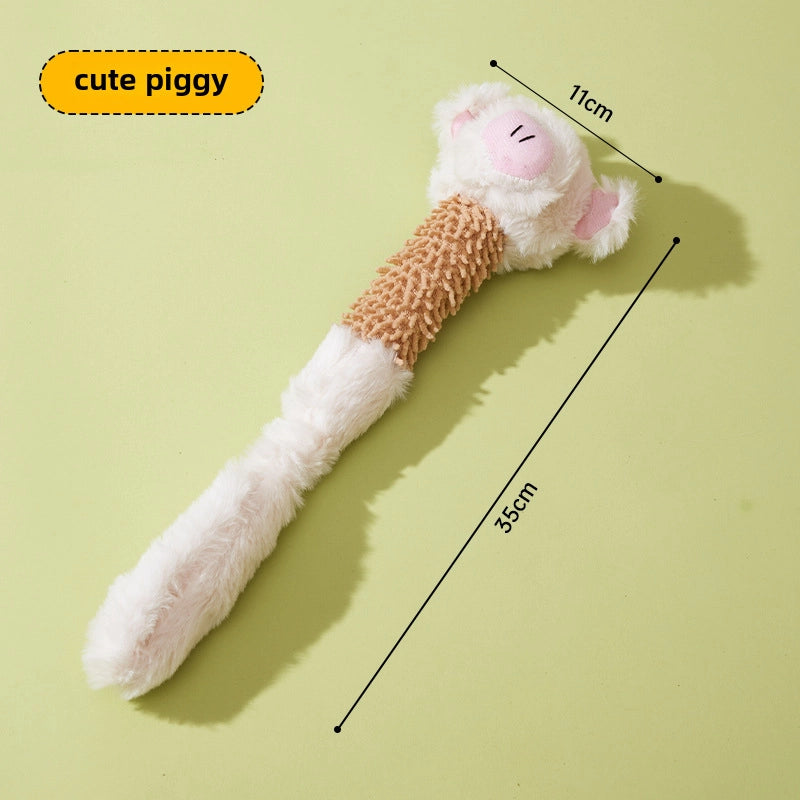 Pet Bite Toy Wear-resistant Tear-resistant Cotton Rope Toy Dog Molar Tooth Cleaning Cartoon Pet Toy