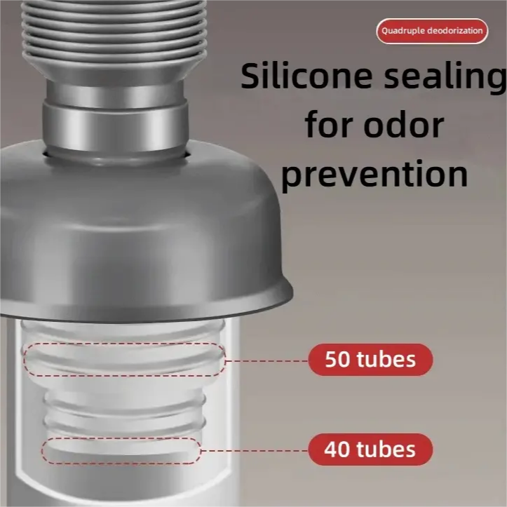 Universal Rotation of Anti-Odor Anti-Clogging Sewer Pipes