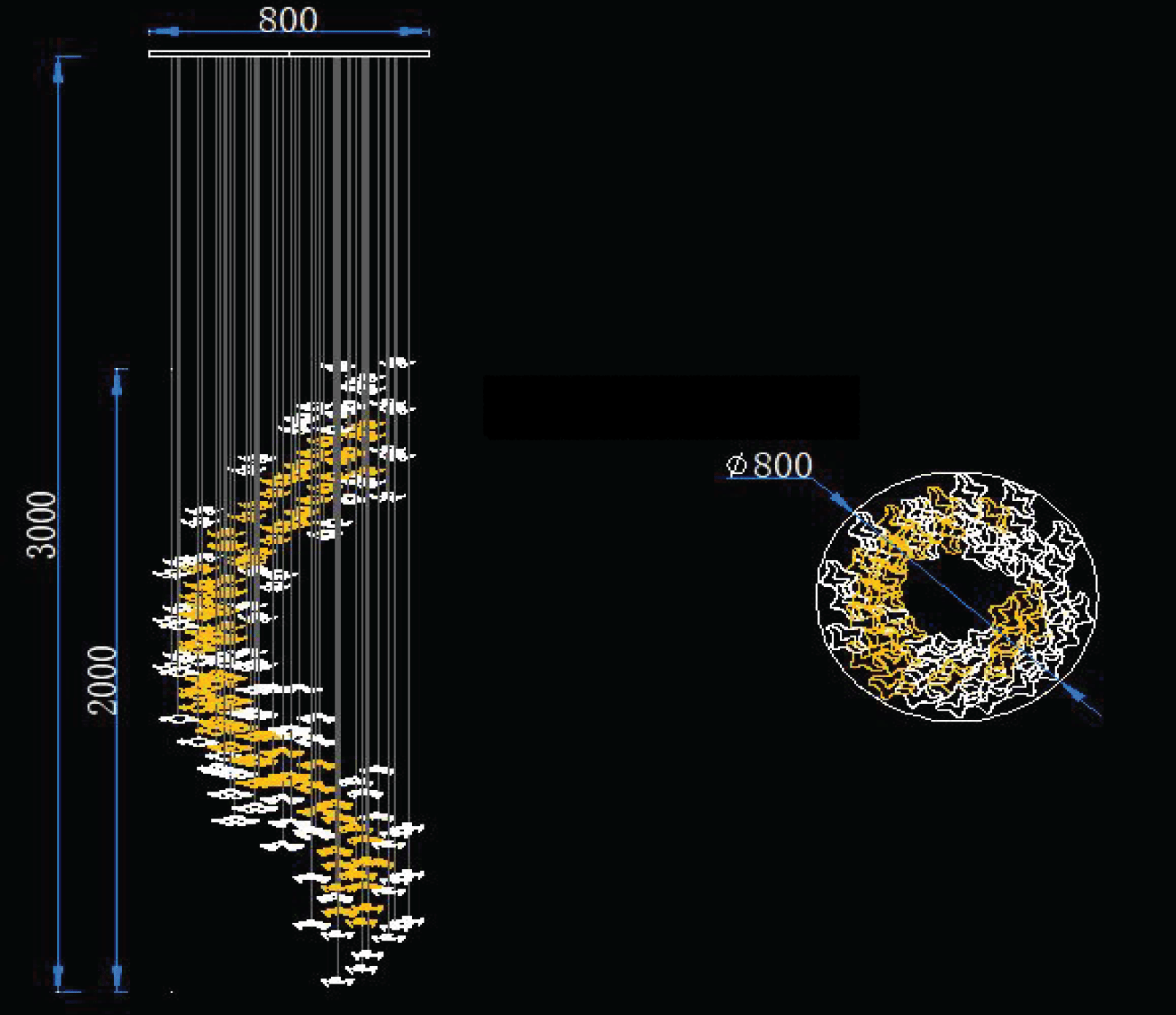 Azeal | Crystal Glass Cluster Chandelier