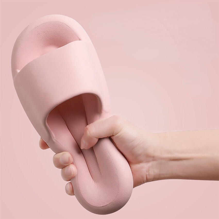 Getjiida business New Cloud Soft EVA Slippers Couple Home Outdoor Slipper Summer Beach Unisex Bedroom Shoes Ladies Flip Flops Thick Bottom Sandals