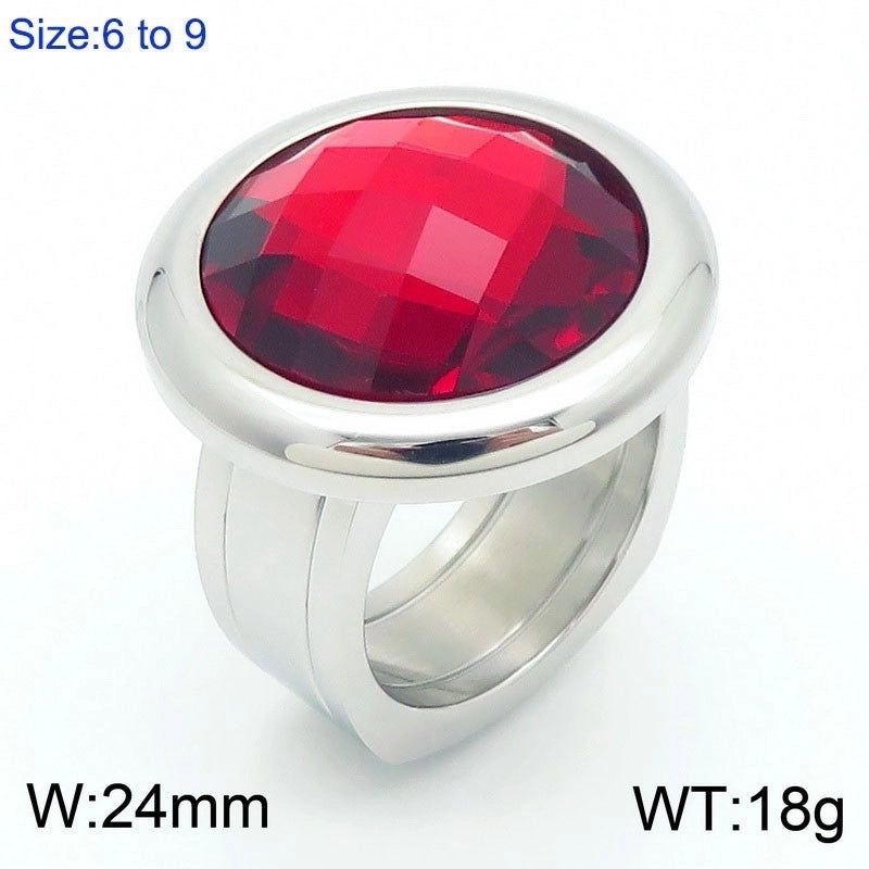 Titanium Steel 18K Gold Plated Fashion Plating Geometric No Inlaid