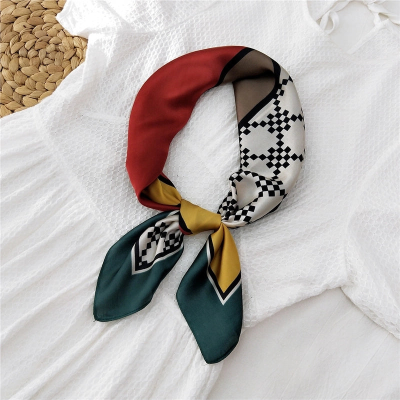 Simple Retro Square Scarf