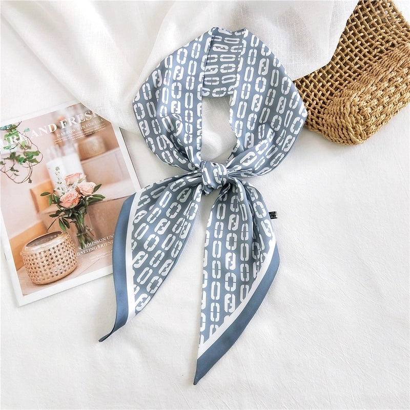 Fashion Printing Long Silk Scarf