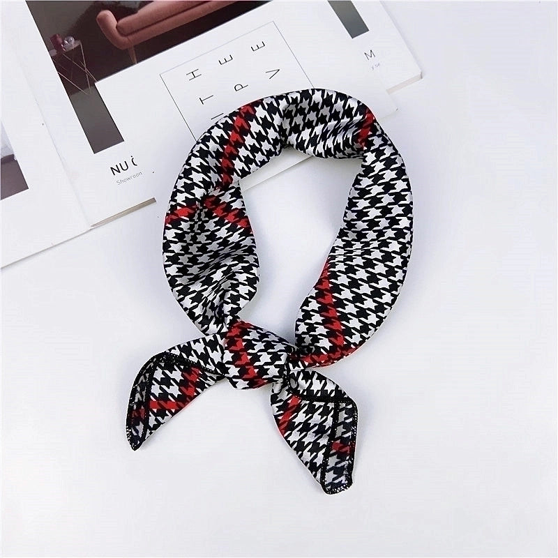 New Spring And Autumn Summer Small Silk Scarf Small Square Towel Women's Professional Variety Decorative Printed Scarf Scarf
