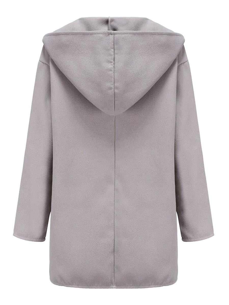 Round Neck Loose Tweed Coat(7 colors)