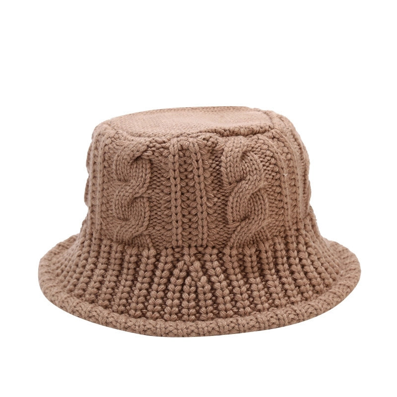 Women's Minimalist Solid Color Wide Eaves Bucket Hat