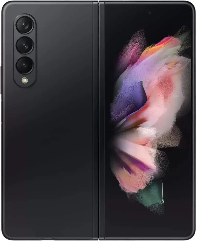 Galaxy Z Fold 3 5G Factory Unlocked Android Cell Phone US Version Smartphone Tablet 2-in-1 Foldable Dual Screen Under Display Camera 256GB Storage, Phantom Black (Renewed)