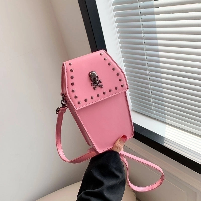 Women's Pu Leather Cross Solid Color Vintage Style Square Zipper Shoulder Bag Crossbody Bag Square Bag