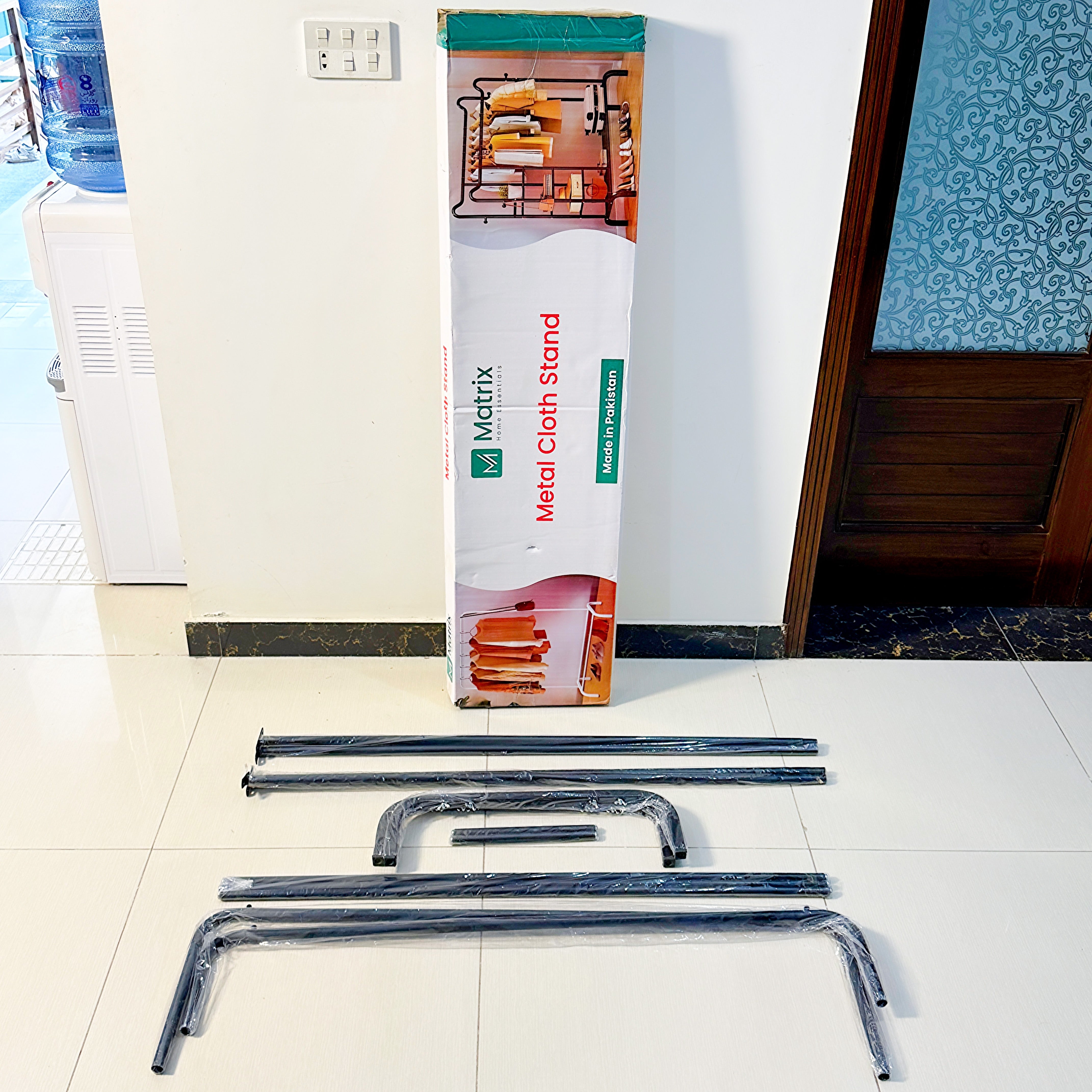 DOUBLE POLE METAL CLOTH STAND