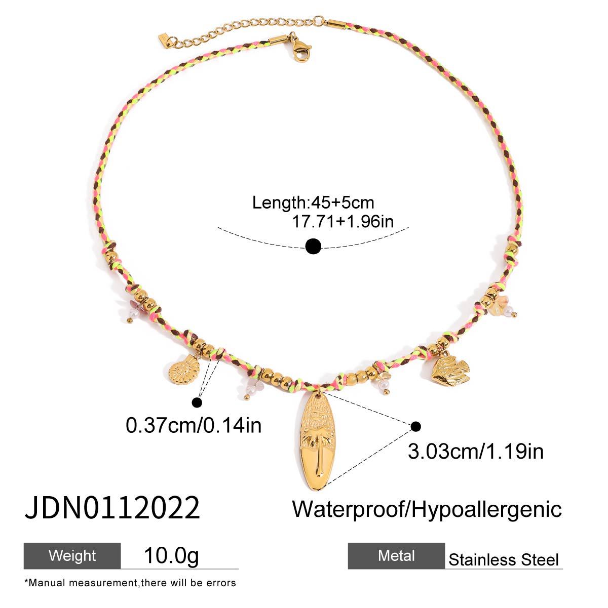 Stainless Steel Diy Pendant Braided Necklace Stacked Clavicle Chain Titanium Steel Necklace