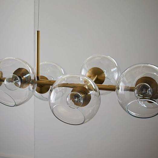 Eira | 8 Staggered Glass | Chandelier
