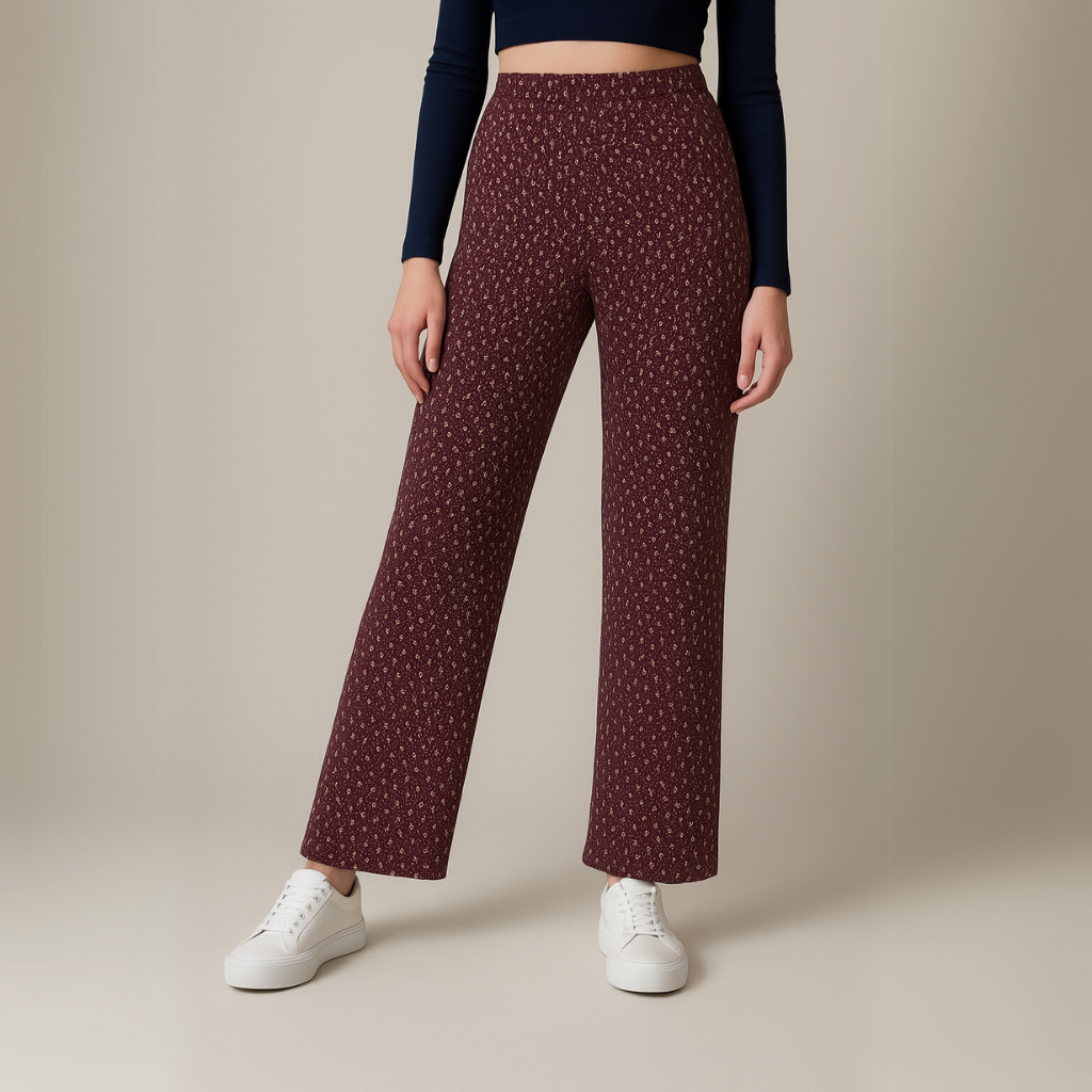 High-Waisted Playa Wide-Leg Pants